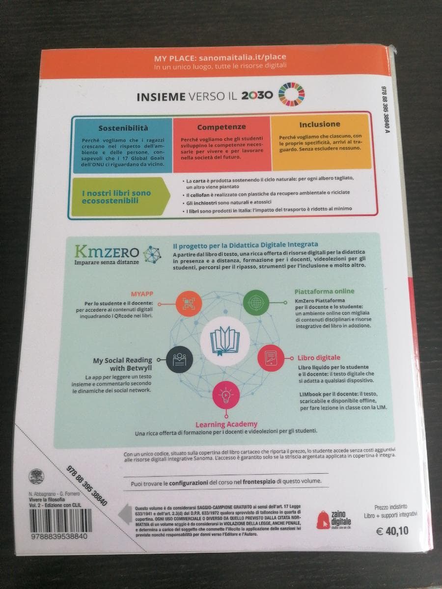 VIVERE LA FILOSOFIA 2 EDIZIONE CON CLIL - foto 2