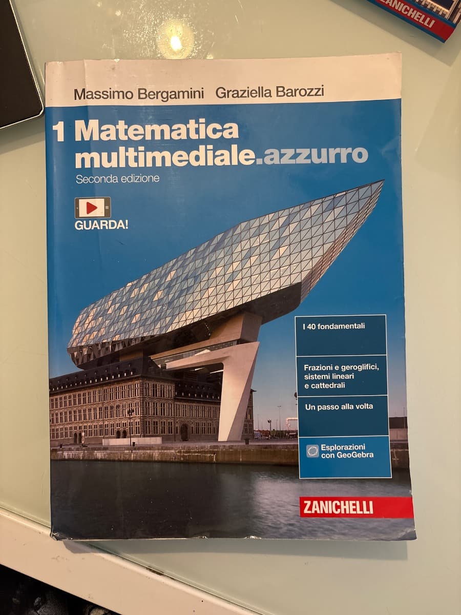 MATEMATICA MULTIMEDIALE.AZZURRO 2ED. - VOL. 1 (LDM) - foto 1