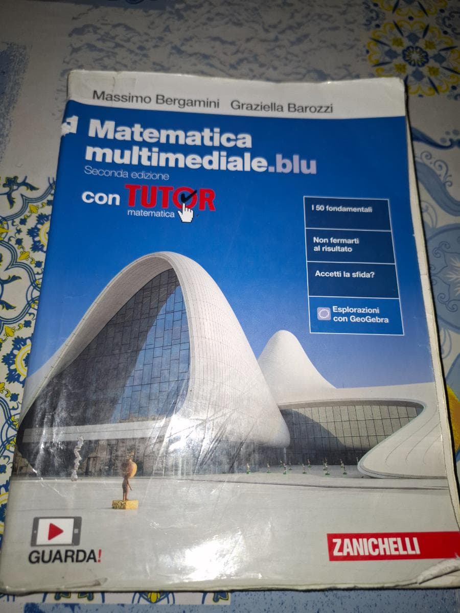 MATEMATICA MULTIMEDIALE.BLU - VOLUME 1 CON TUTOR (LDM) - foto 1