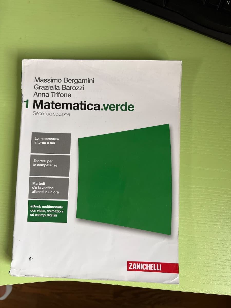 MATEMATICA.VERDE 2ED. - VOLUME 1 (LDM) - foto 1