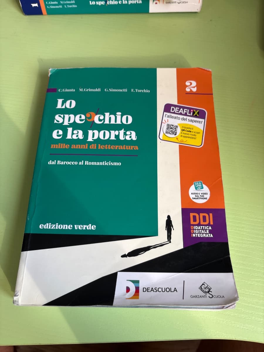SPECCHIO E LA PORTA - EDIZIONE VERDE - MILLE ANNI DI LETTERATURA (LO) - foto 1