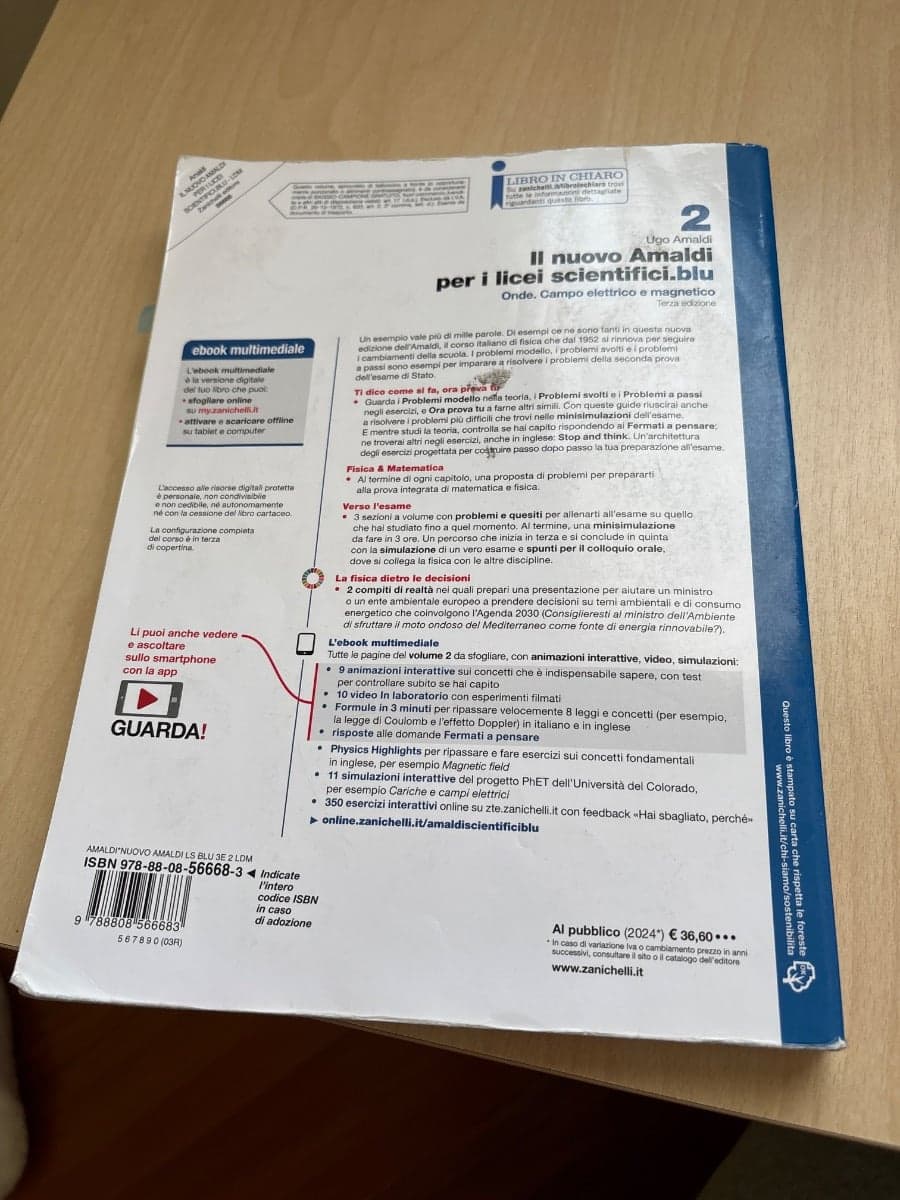 NUOVO AMALDI PER I LICEI SCIENTIFICI.BLU 3ED. (IL) - VOL. 2 (LDM) - foto 2