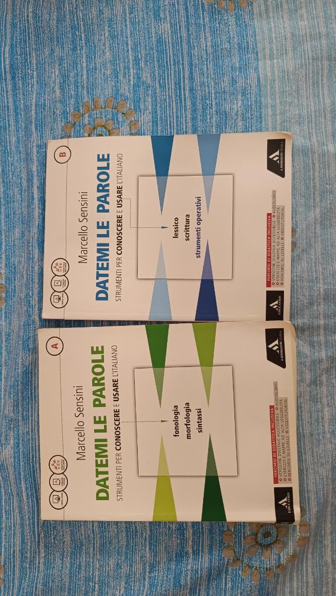 DATEMI LE PAROLE. STRUMENTI PER CONOSCERE E USARE L'ITALIANO - foto 1
