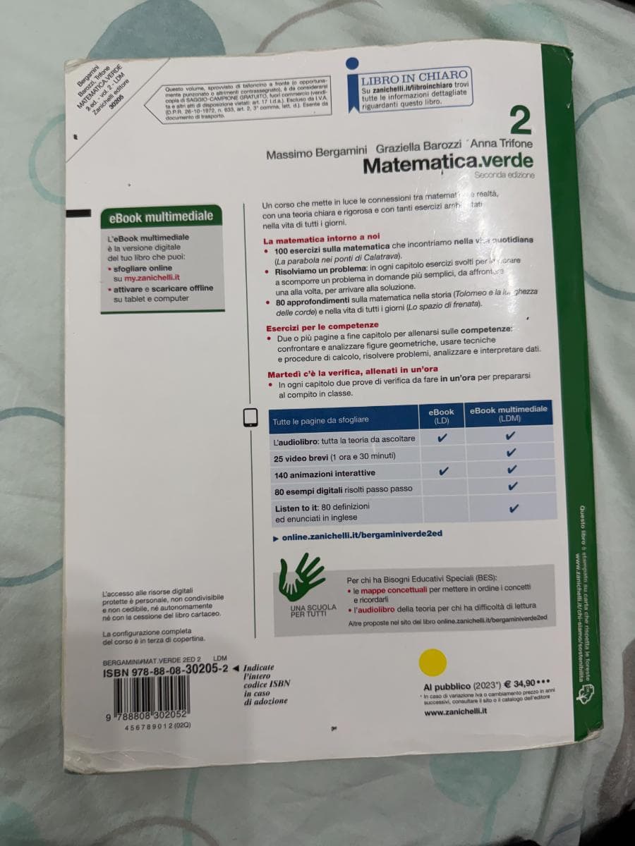 MATEMATICA.VERDE 2ED. - VOLUME 2 (LDM) - foto 2