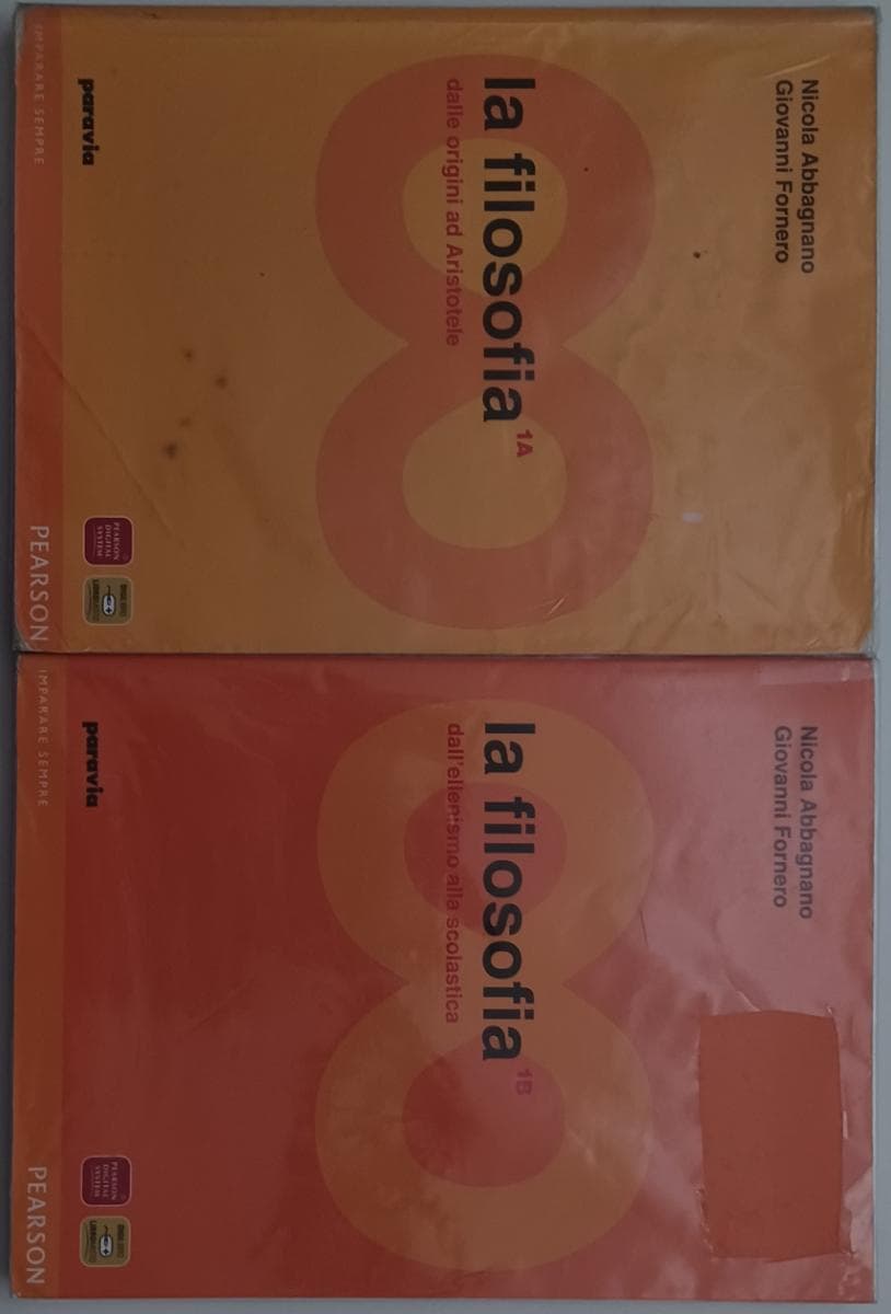 La filosofia 1A/B (dalle origini ad Aristotele/dall'ellenismo alla scolastica) - Abbagnano, Fornero - foto 1