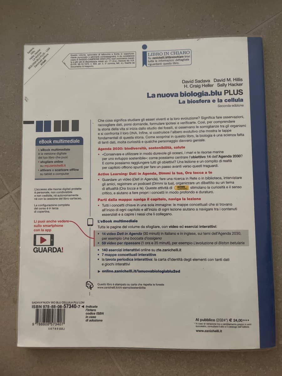 NUOVA BIOLOGIA.BLU 2ED. (LA) - LA BIOSFERA E LA CELLULA PLUS (LDM) - foto 2