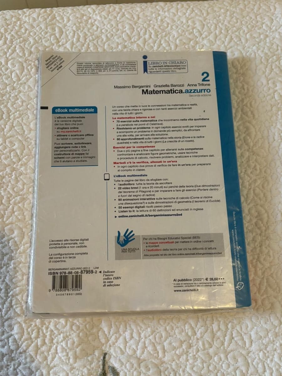 MATEMATICA.AZZURRO 2ED. - VOLUME 2 (LDM) - foto 2