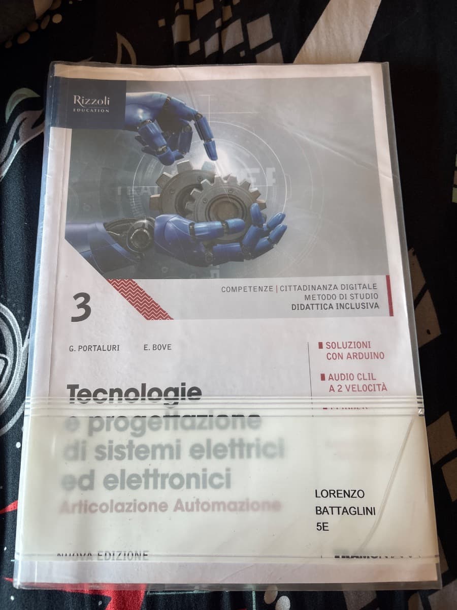 TECNOLOGIE E PROGETTAZIONE DI SISTEMI ELETTRICI ED ELETTRONICI - foto 1