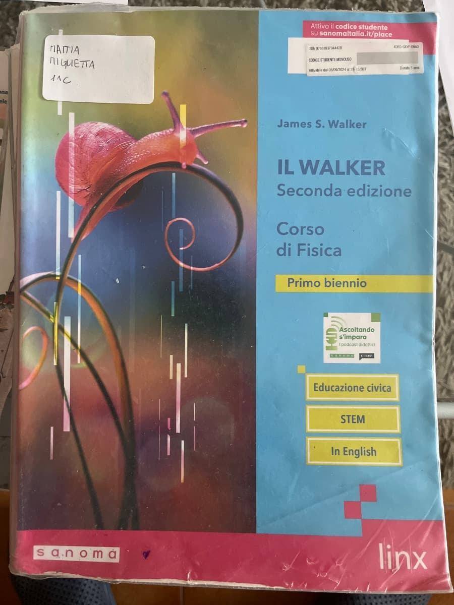 WALKER SECONDA EDIZIONE - CORSO DI FISICA - BIENNIO LS (IL) - foto 1