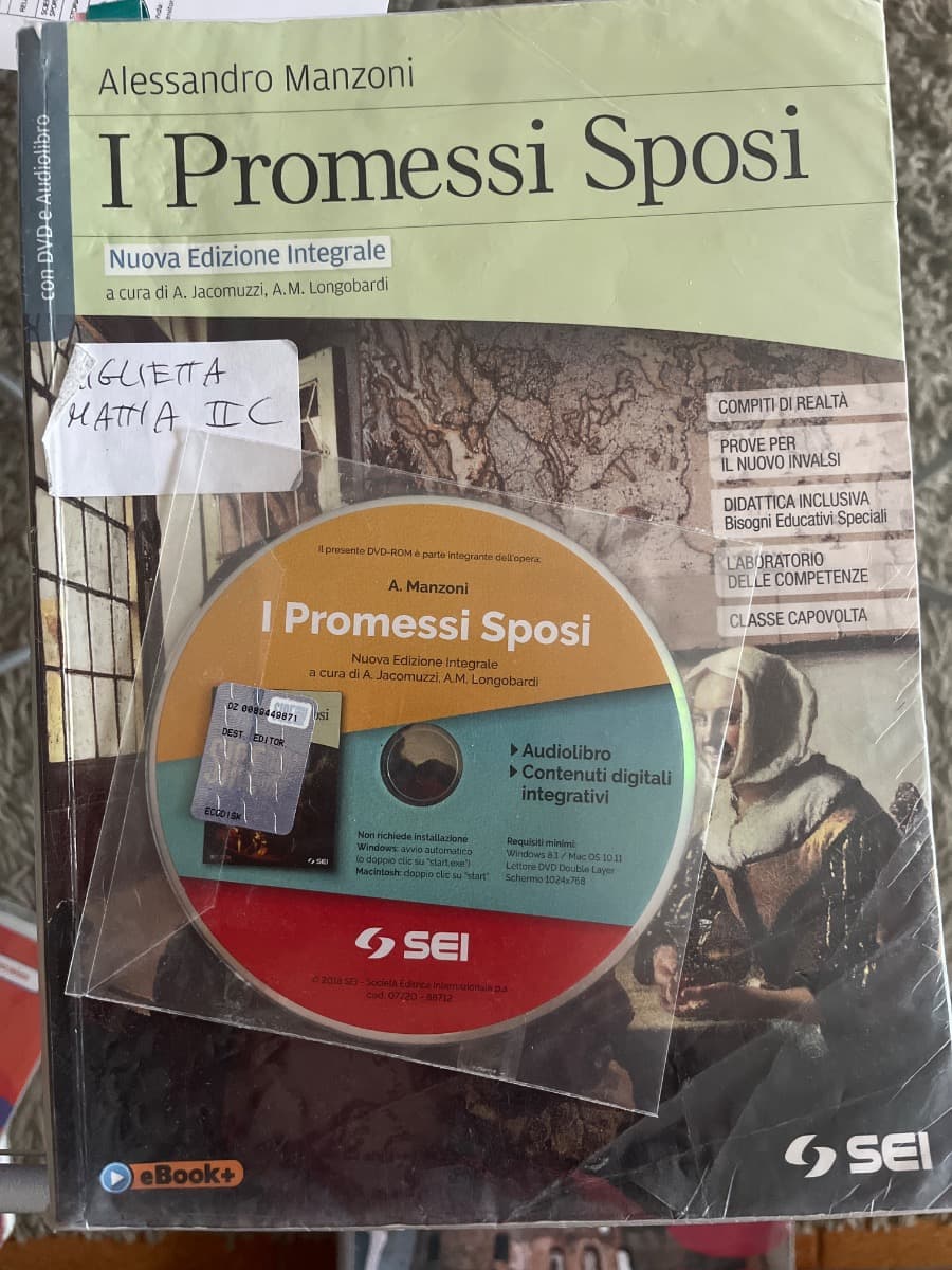 PROMESSI SPOSI (I) + DVD + IL LABORATORIO DI MANZONI - foto 1