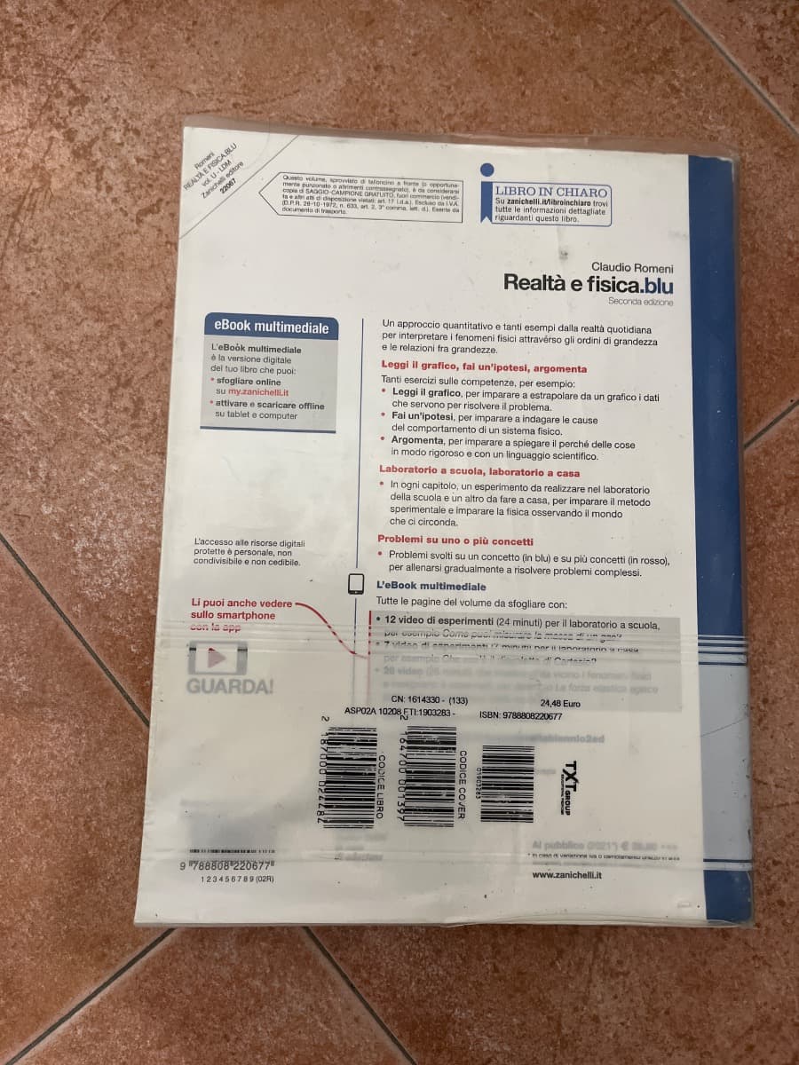 REALTÀ E FISICA.BLU 2ED. - VOLUME UNICO (LDM) - foto 2