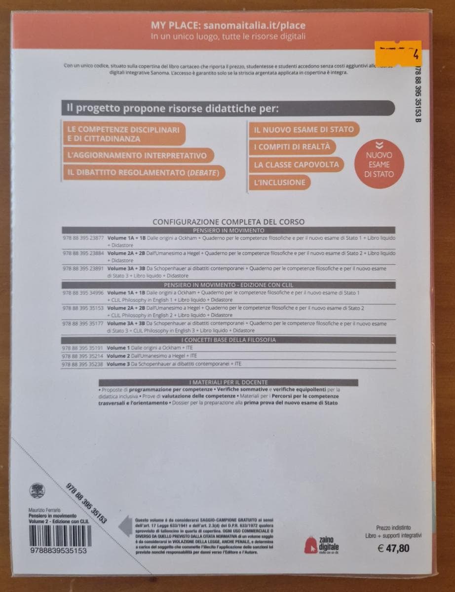 PENSIERO IN MOVIMENTO 2 - EDIZIONE CON CLIL - foto 2