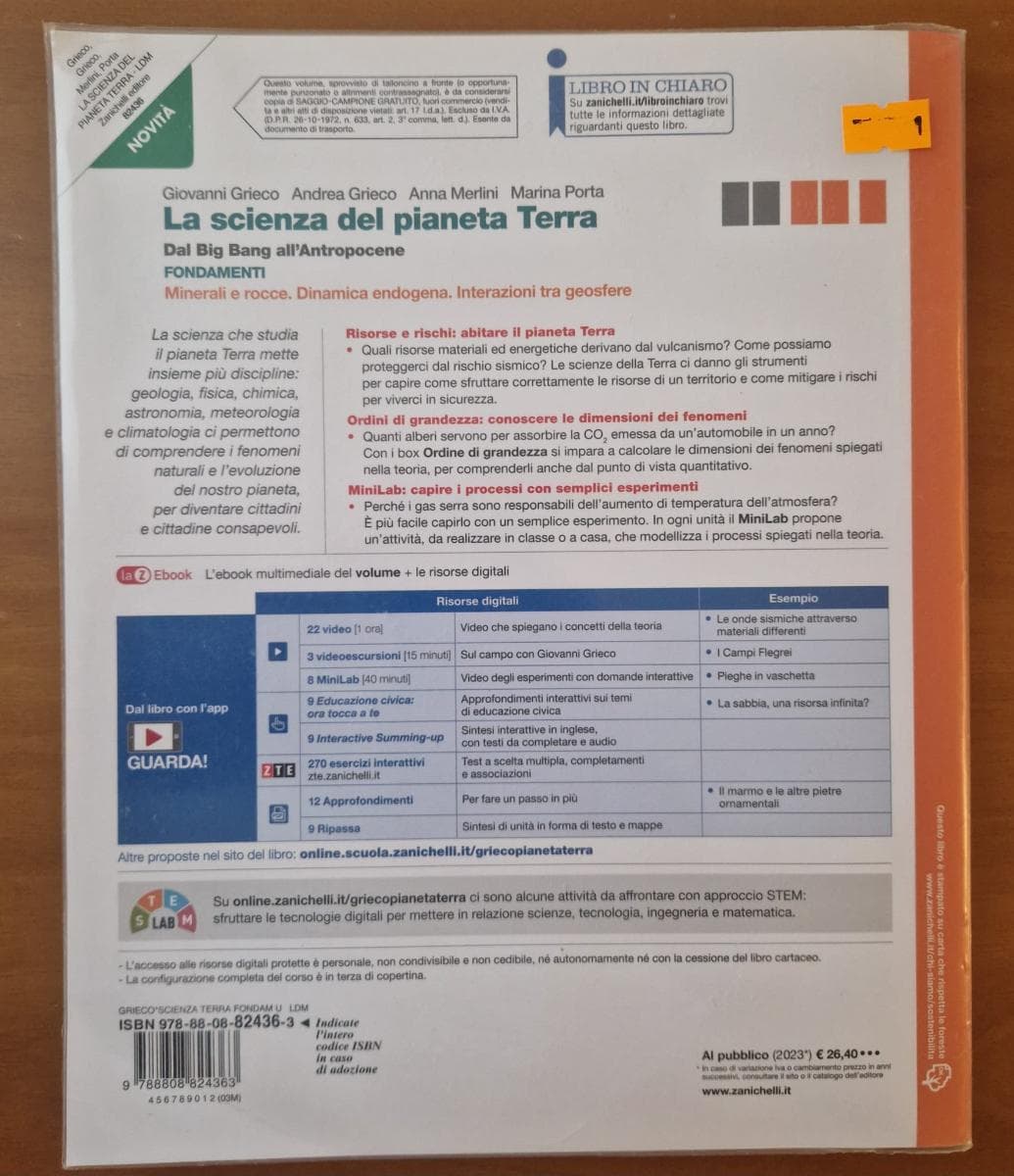 SCIENZA DEL PIANETA TERRA (LA) - FONDAMENTI (LDM) - foto 2