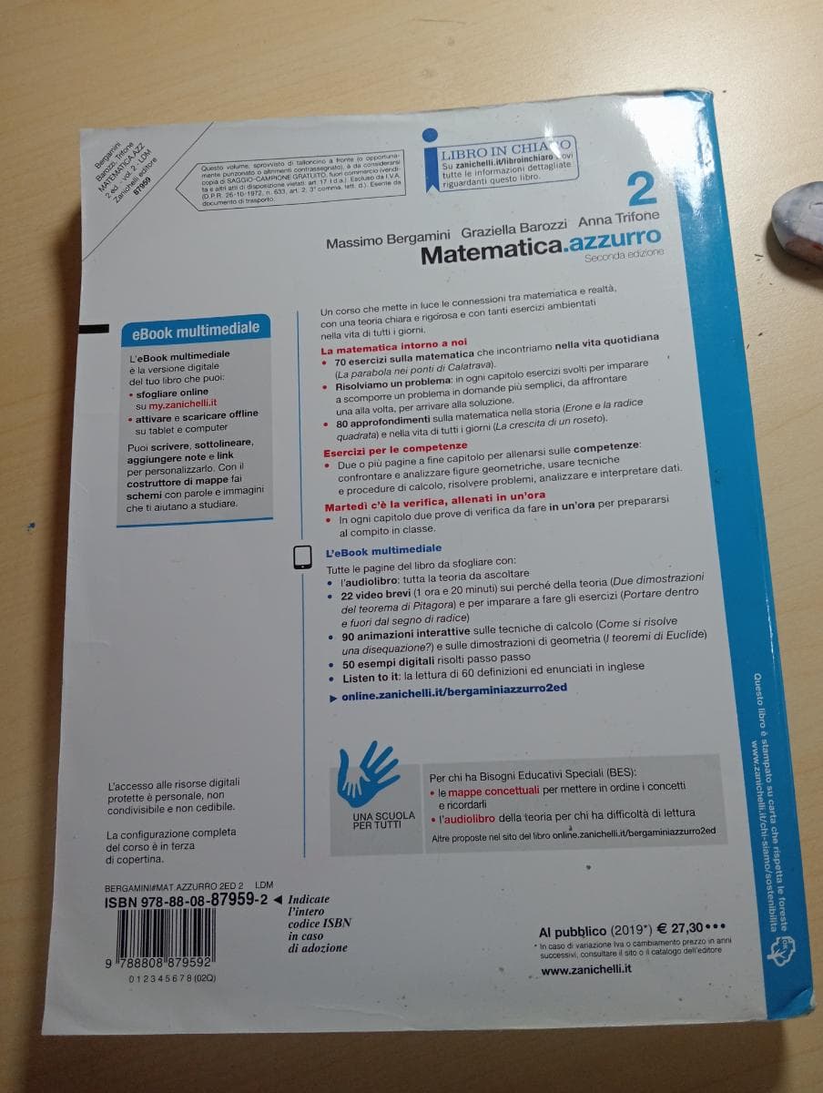 MATEMATICA.AZZURRO 2ED. - VOLUME 2 (LDM) - foto 2
