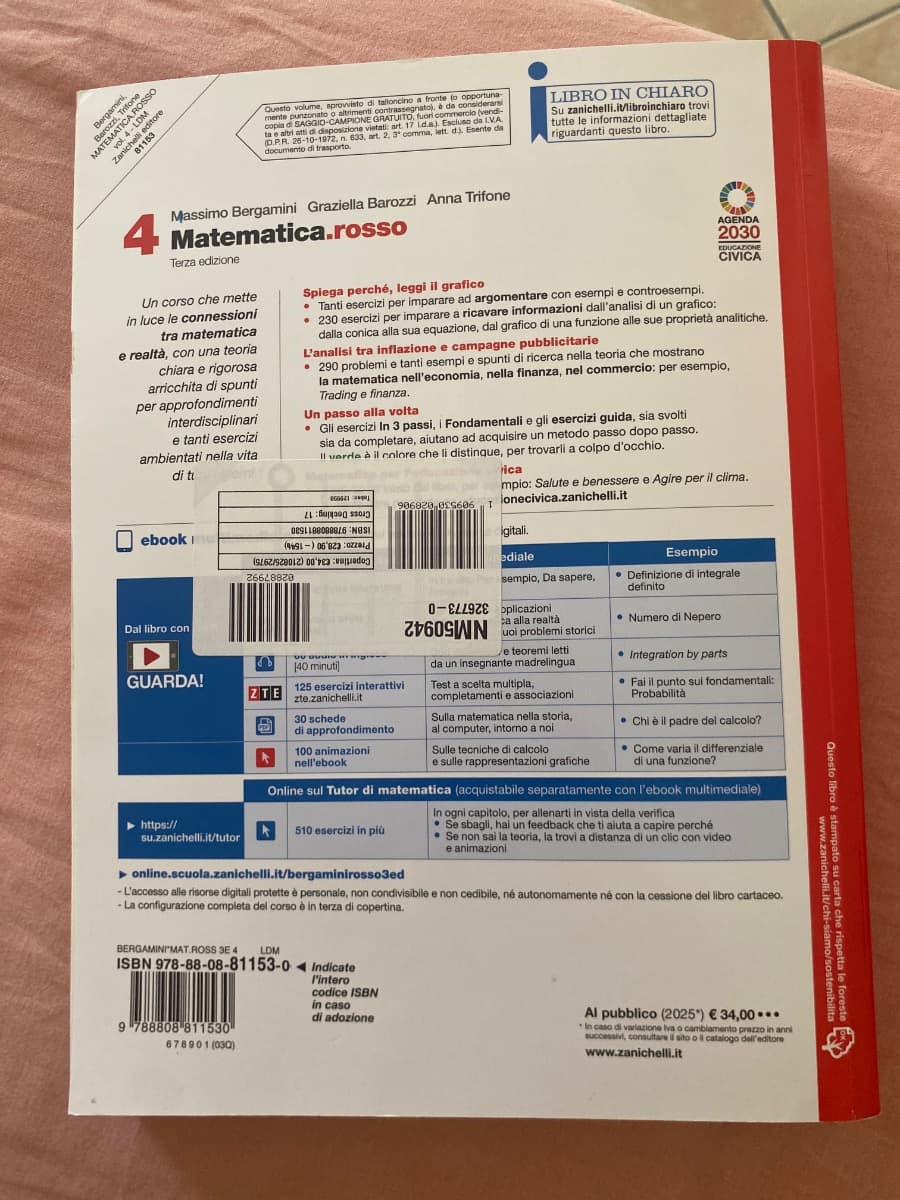MATEMATICA.ROSSO 3ED - VOLUME 4 (LDM) - foto 2