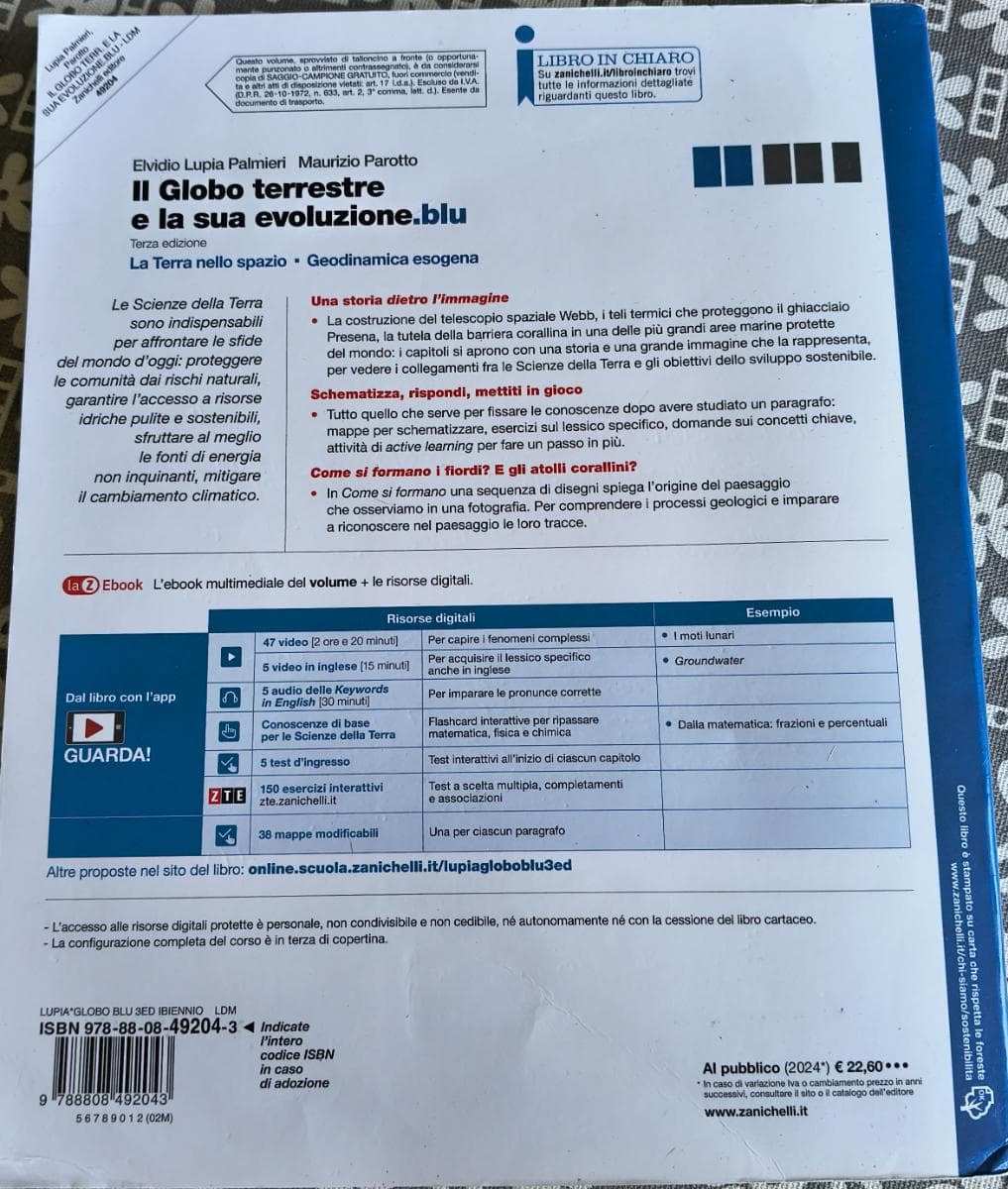 GLOBO TERRESTRE E LA SUA EVOLUZIONE.BLU (IL) 3ED. (LDM) - foto 2