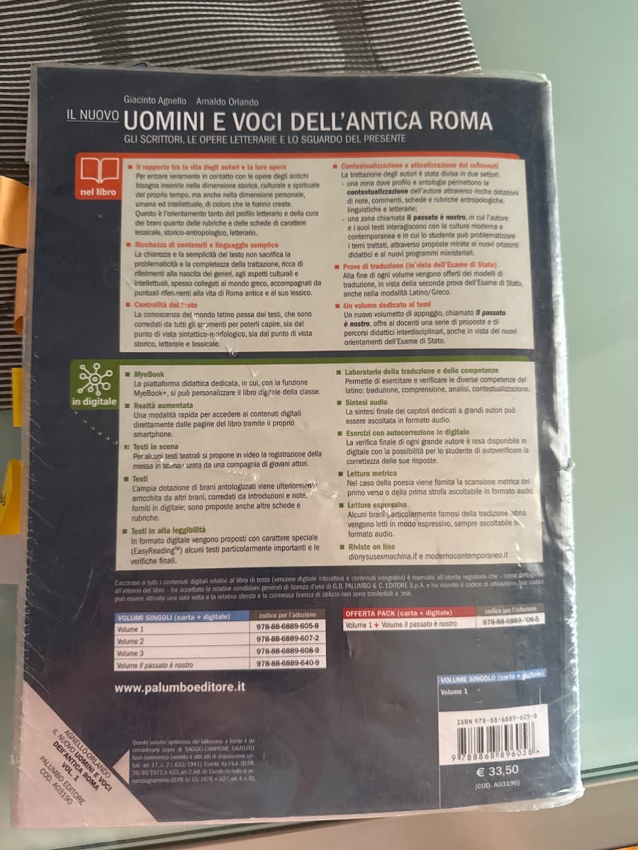 NUOVO UOMINI E VOCI DELL'ANTICA ROMA (IL) VOL. 1° - foto 2