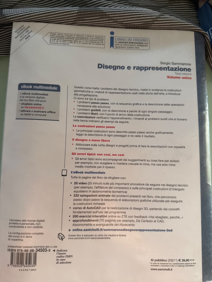 DISEGNO E RAPPRESENTAZIONE 3ED. - VOLUME UNICO (LDM) - foto 2