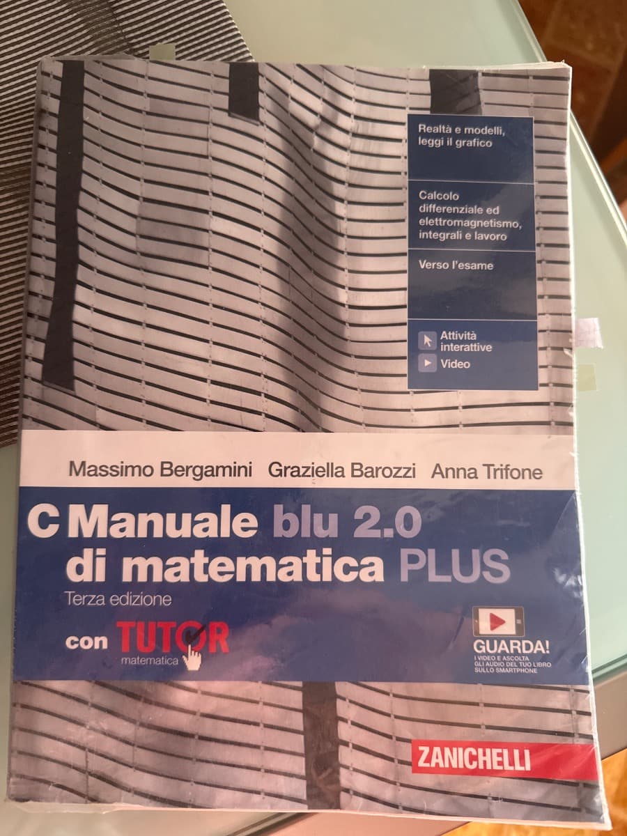 MANUALE BLU 2.0 DI MATEMATICA 3ED. - VOL. C PLUS CON TUTOR (LDM) - foto 1