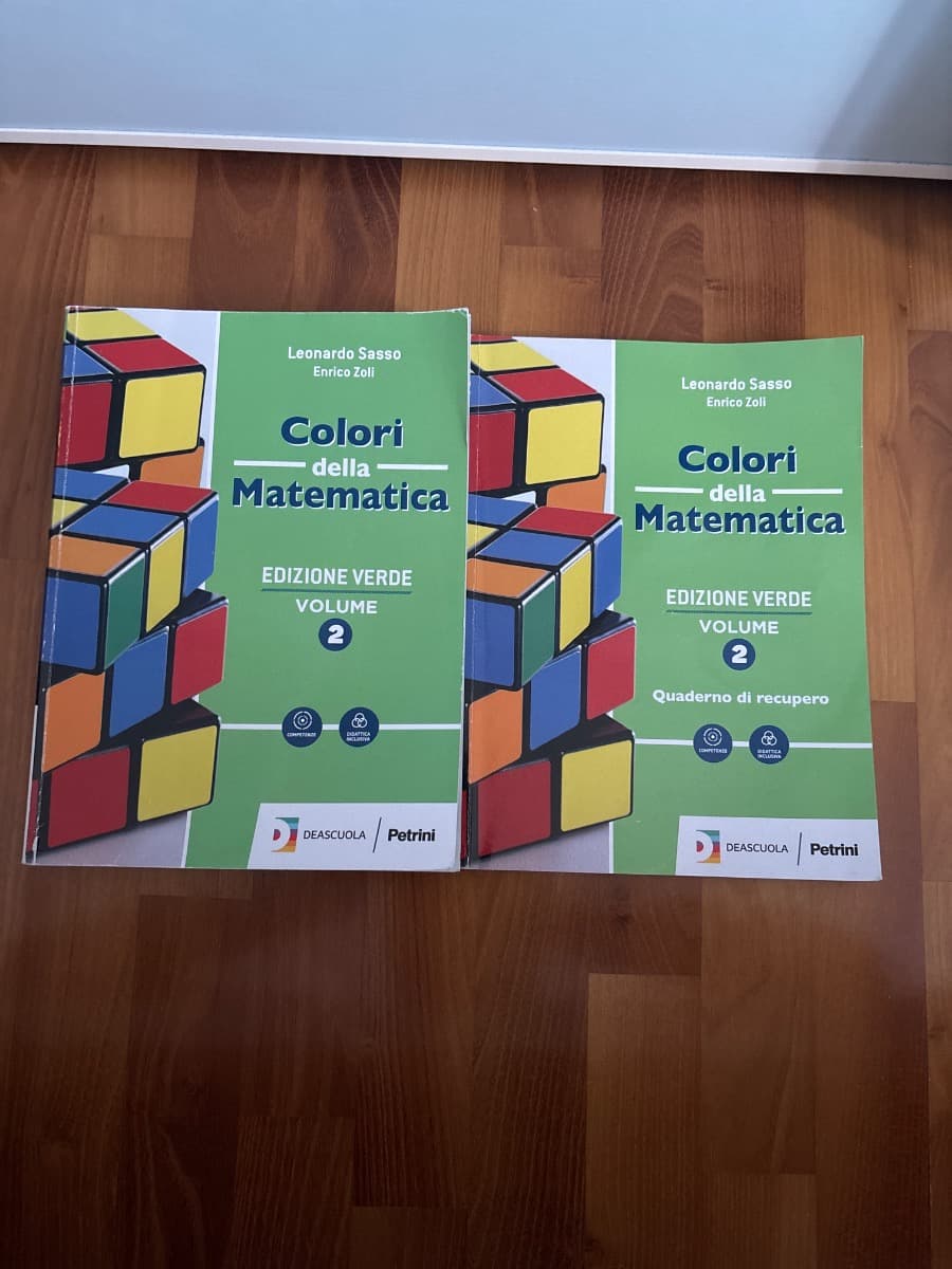 COLORI DELLA MATEMATICA - EDIZIONE VERDE VOLUME 2 + QUADERNO 2 + EBOOK - foto 1