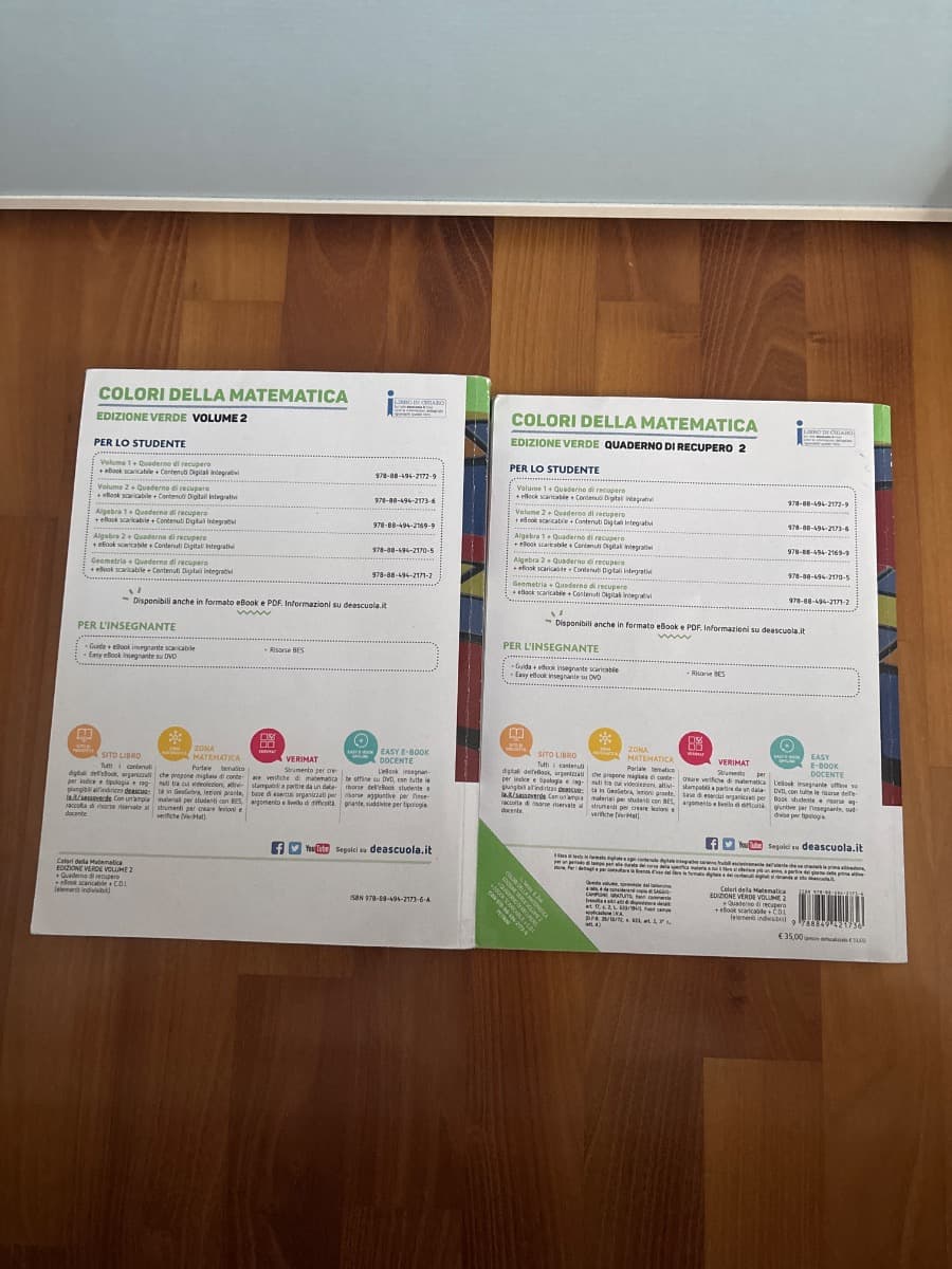 COLORI DELLA MATEMATICA - EDIZIONE VERDE VOLUME 2 + QUADERNO 2 + EBOOK - foto 2