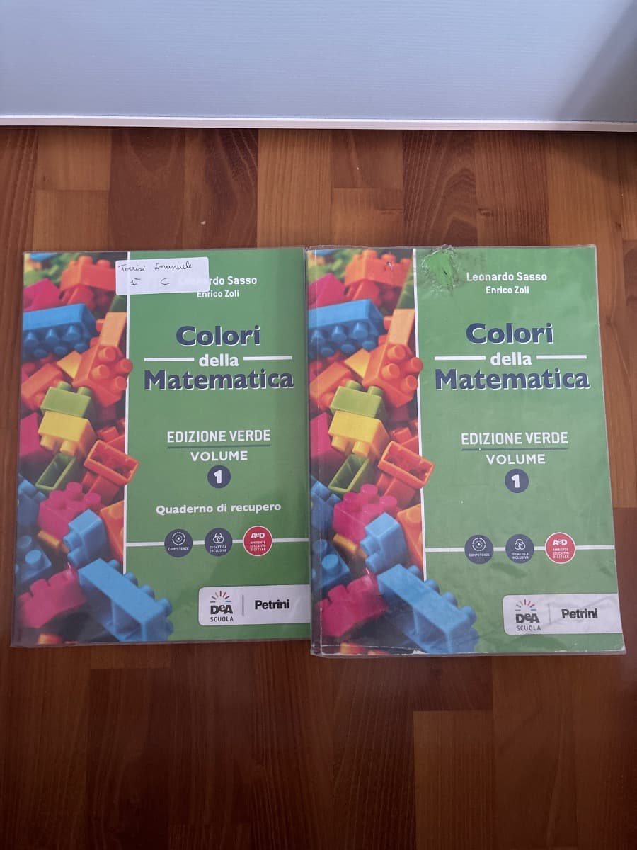 COLORI DELLA MATEMATICA - EDIZIONE VERDE VOLUME 1 + QUADERNO 1 + EBOOK - foto 1
