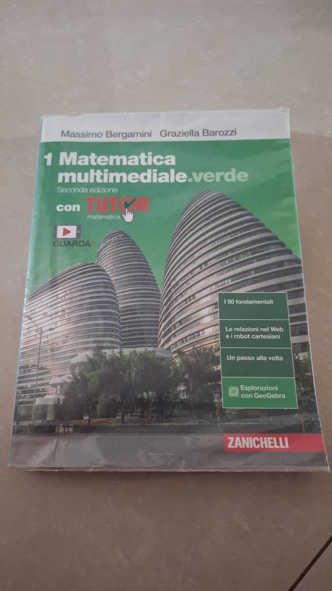 MATEMATICA MULTIMEDIALE.VERDE 2ED. - VOL. 1 CON TUTOR (LDM) - foto 1