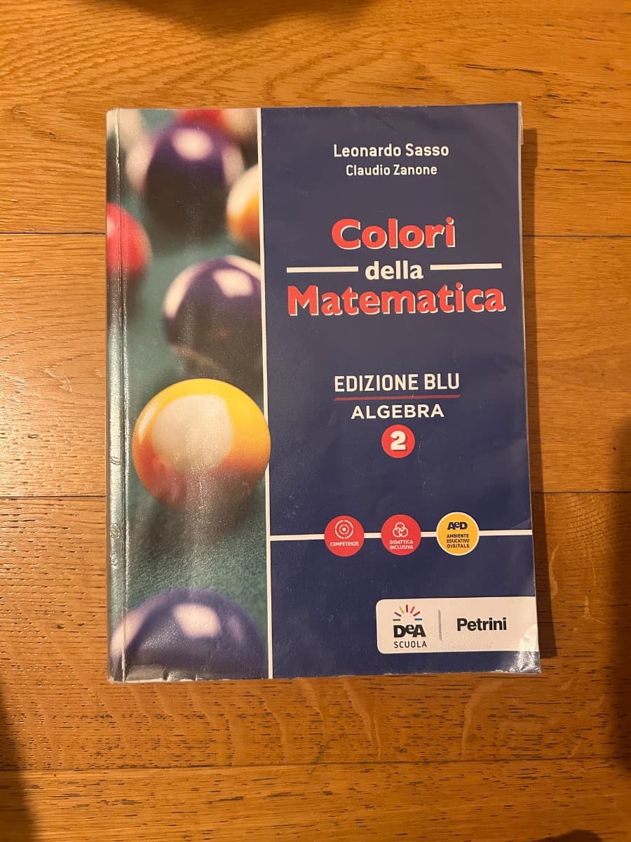 COLORI DELLA MATEMATICA - EDIZIONE BLU ALGEBRA 2 + QUADERNO ALGEBRA 2 + EBOOK - foto 1