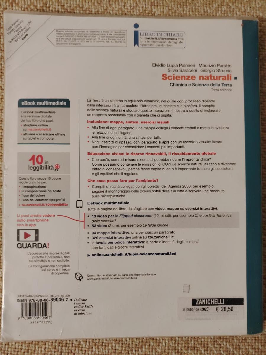 SCIENZE NATURALI 3ED. - CHIMICA E SCIENZE DELLA TERRA (LDM) - foto 2