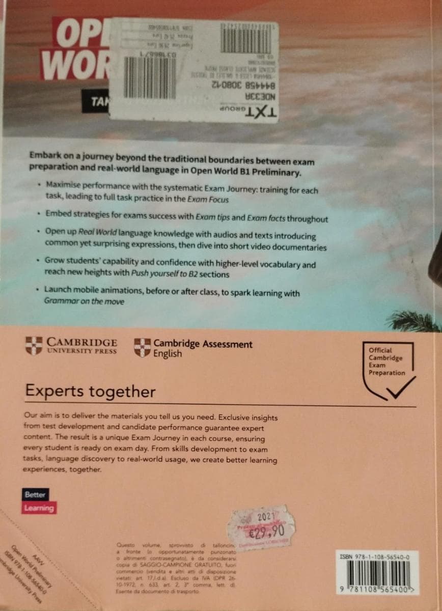 OPEN WORLD PREL B1 STUDENT'S BOOK+WORKBOOK+EBOOK - foto 2