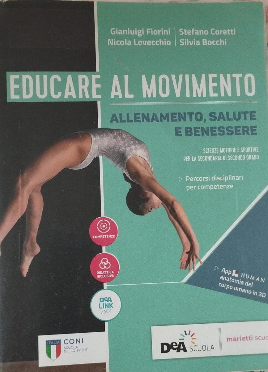 EDUCARE AL MOVIMENTO VOLUME ALLENAMENTO SALUTE E BENESSERE + EBOOK - foto 1