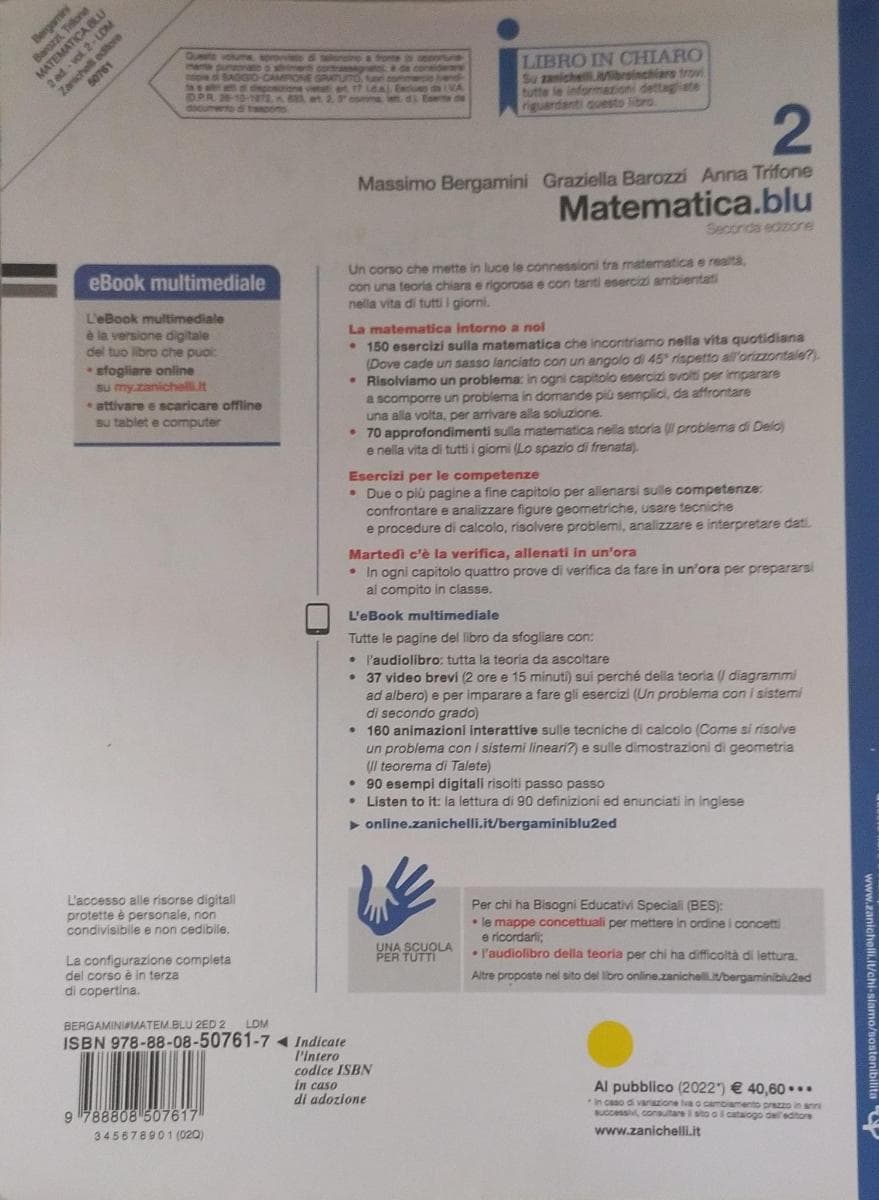 MATEMATICA.BLU 2ED. - VOLUME 2 (LDM) - foto 2