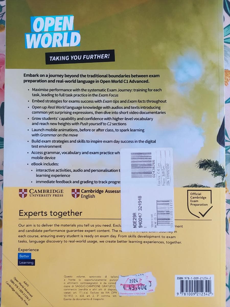 OPEN WORLD ADVANCED C1 SBOOK/WB+EBOOK+DIGITAL PACK CON TEST&TRAIN - foto 2
