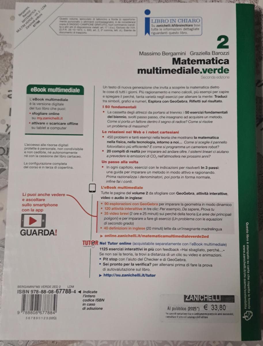 MATEMATICA MULTIMEDIALE.VERDE 2ED. - VOL. 2 (LDM) - foto 2