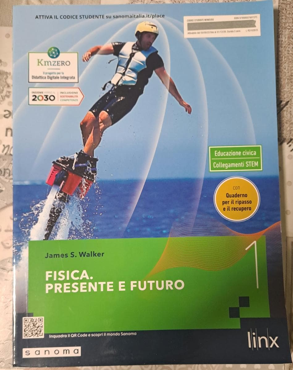 FISICA. PRESENTE E FUTURO - VOLUME 1 CON QUADERNO - foto 1