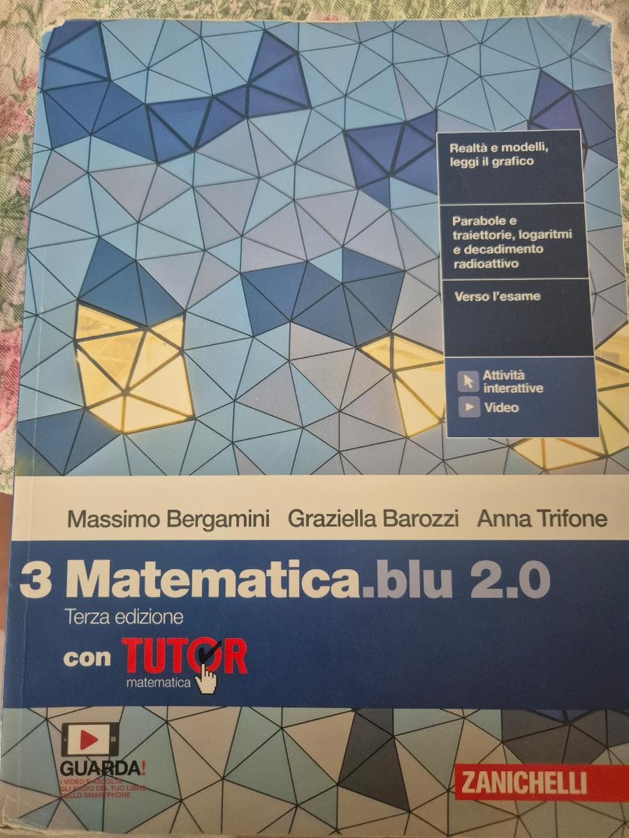 MATEMATICA BLU 2.0 3ED. - VOL. 3 CON TUTOR (LDM) - foto 1
