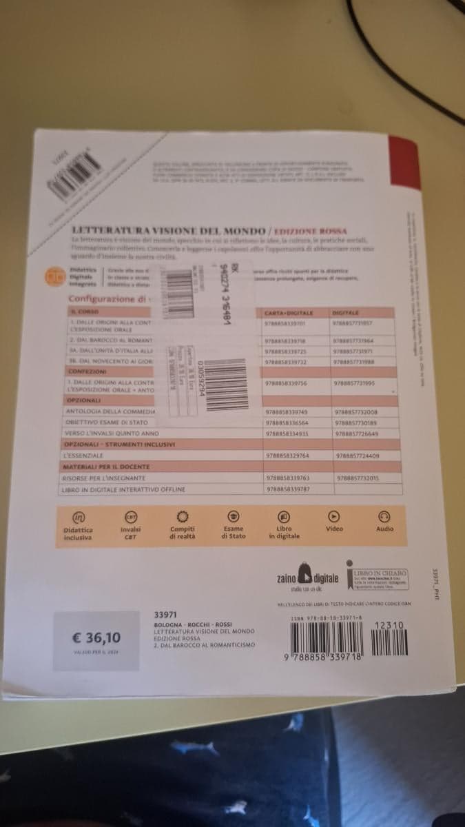 LETTERATURA VISIONE DEL MONDO ED.ROSSA V.2 - foto 2