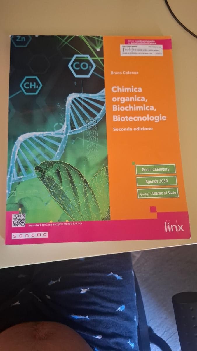 CHIMICA ORGANICA, BIOCHIMICA, BIOTECNOLOGIE - SECONDA EDIZIONE - foto 1