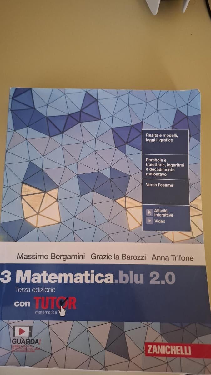 MATEMATICA BLU 2.0 3ED. - VOL. 3 CON TUTOR (LDM) - foto 1
