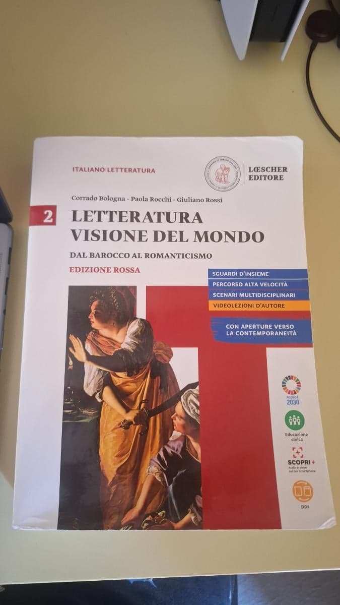 LETTERATURA VISIONE DEL MONDO ED.ROSSA V.2 - foto 1