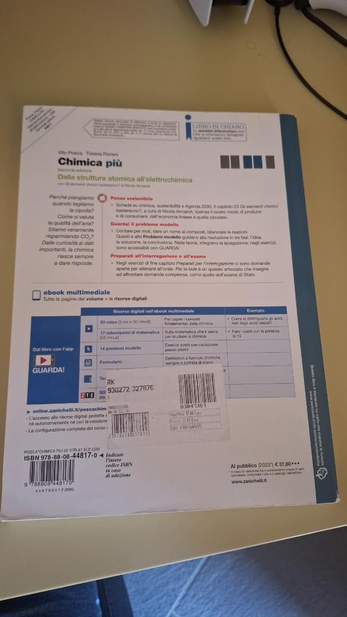 CHIMICA PIÙ 2ED - DALLA STRUTTURA ATOMICA ALL'ELETTROCHIMICA (LDM) - foto 2