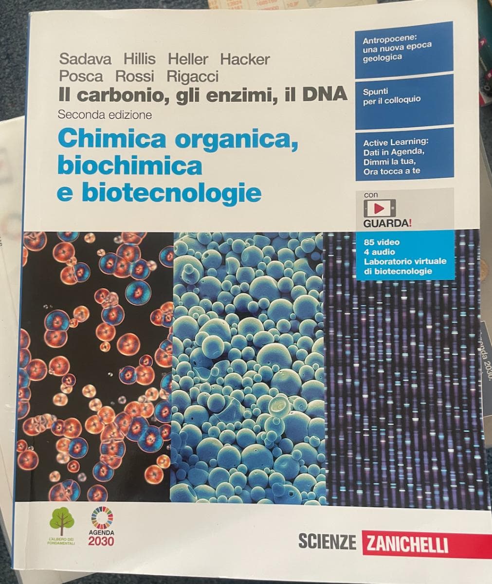 Il carbonio, gli enzimi, il DNA - seconda edizione -Chimica organica, biochimica e biotecnologie - foto 1