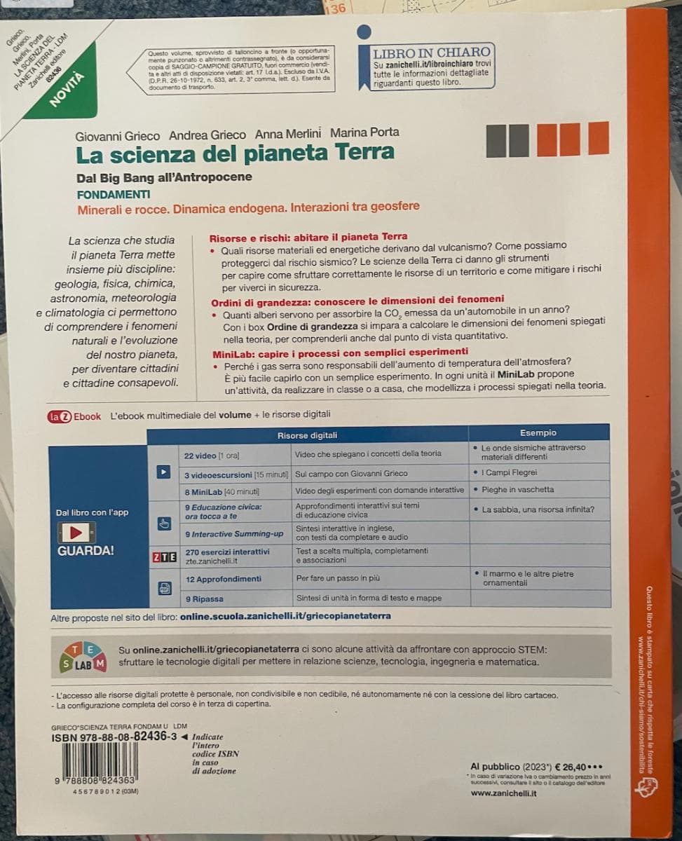 SCIENZA DEL PIANETA TERRA (LA) - FONDAMENTI (LDM) - foto 2