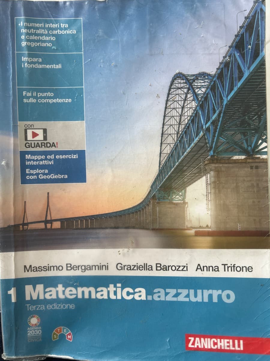 MATEMATICA.AZZURRO 3ED. - VOLUME 1 (LDM) - foto 1