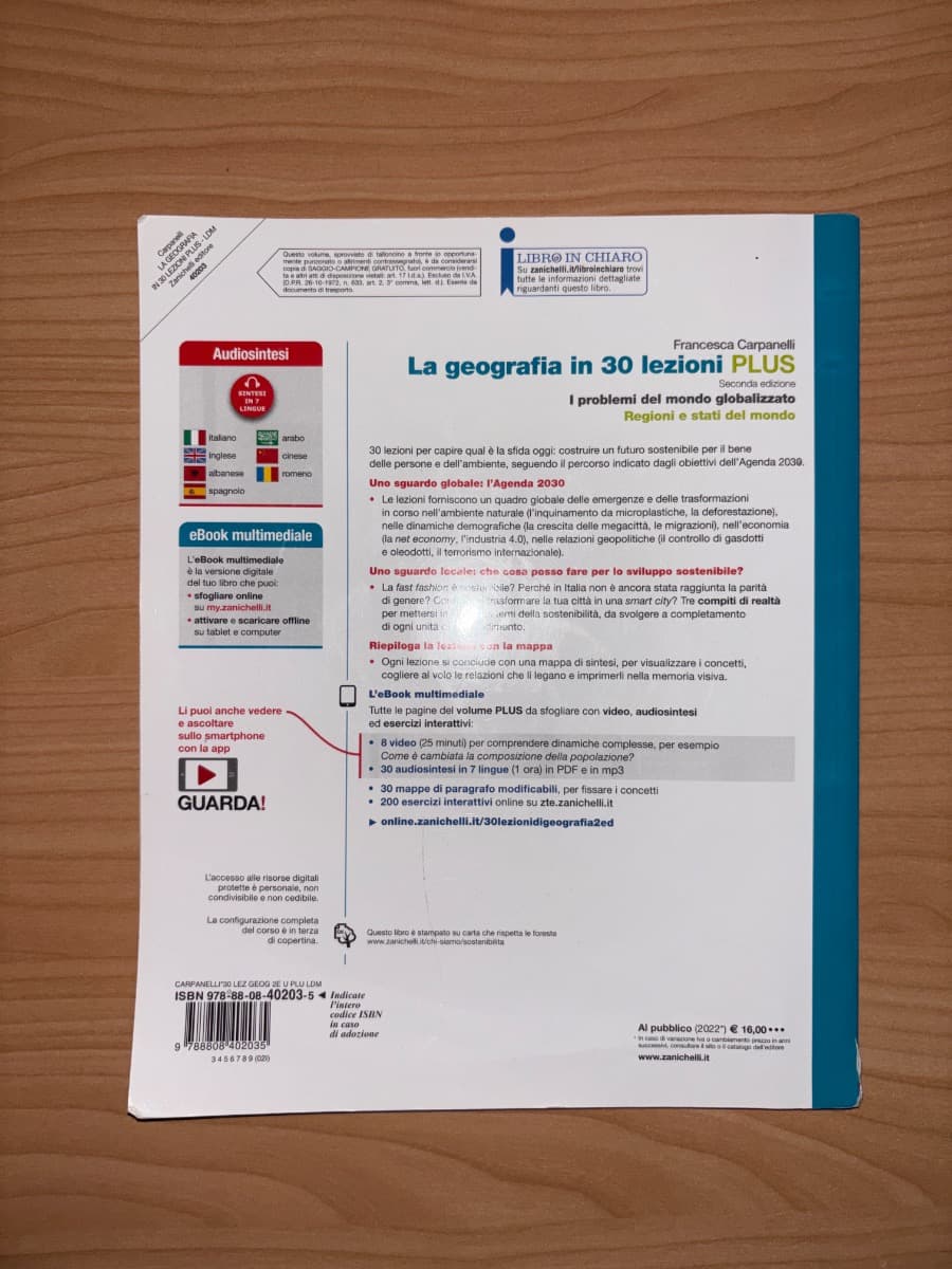 GEOGRAFIA IN 30 LEZIONI 2ED. (LA) - VOL. UNICO PLUS (LDM) - foto 2