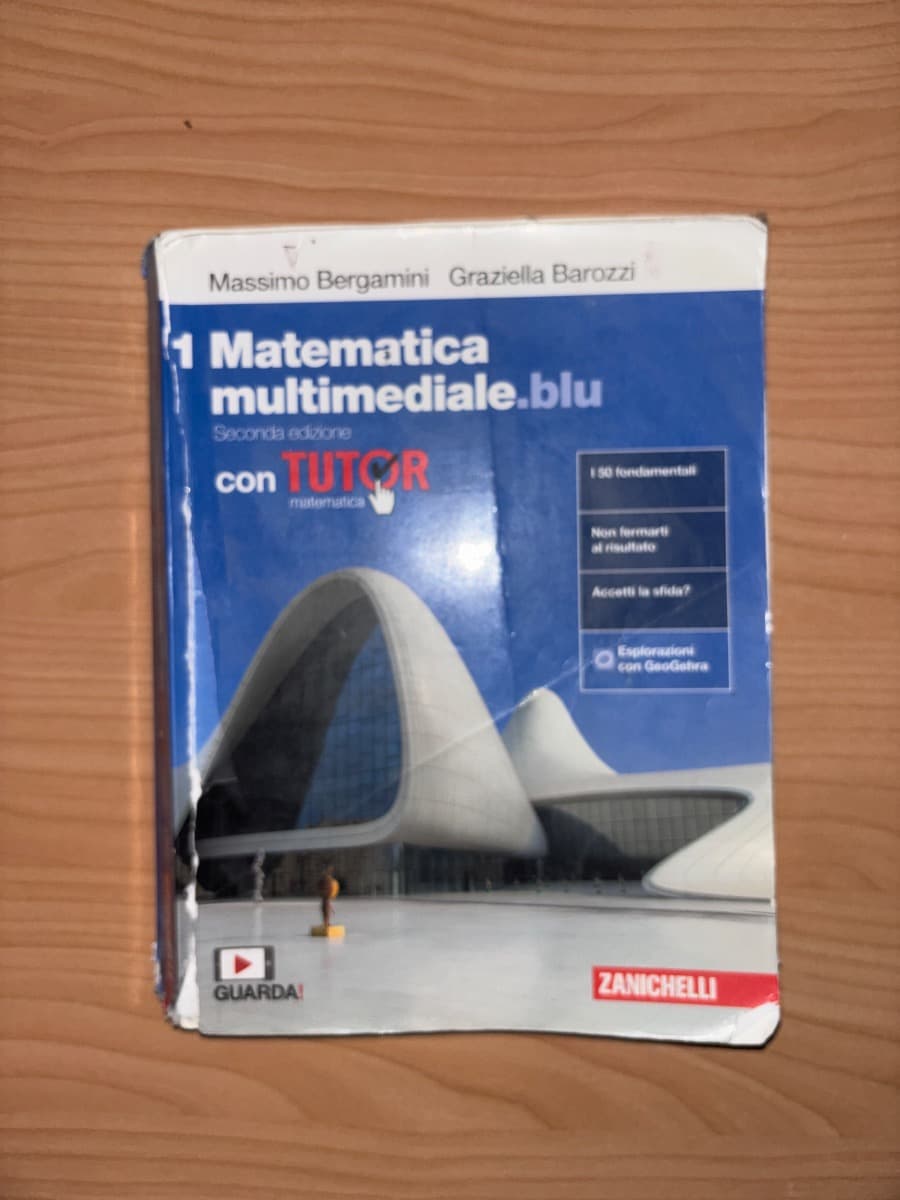 MATEMATICA MULTIMEDIALE.BLU - VOLUME 1 CON TUTOR (LDM) - foto 1