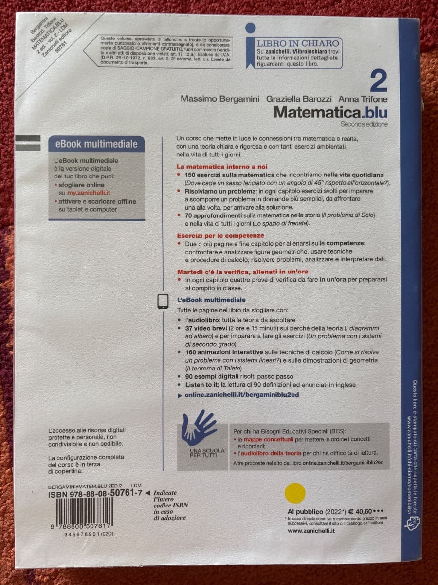 MATEMATICA.BLU 2ED. - VOLUME 2 (LDM) - foto 2