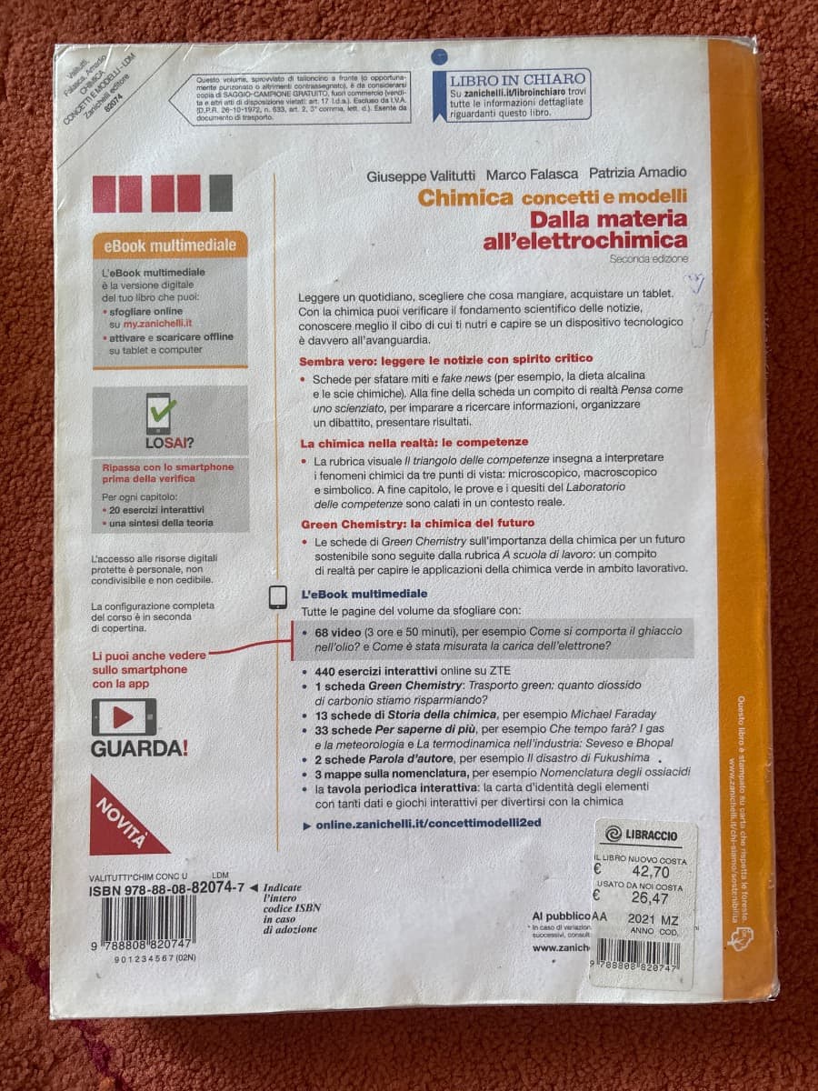 Chimica concetti e modelli Dalla materia all’elettrochimica Seconda Edizione - foto 2