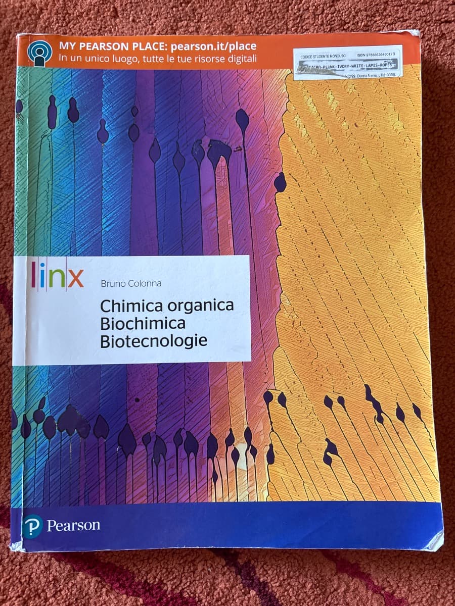 CHIMICA ORGANICA, BIOCHIMICA, BIOTECNOLOGIE - foto 1