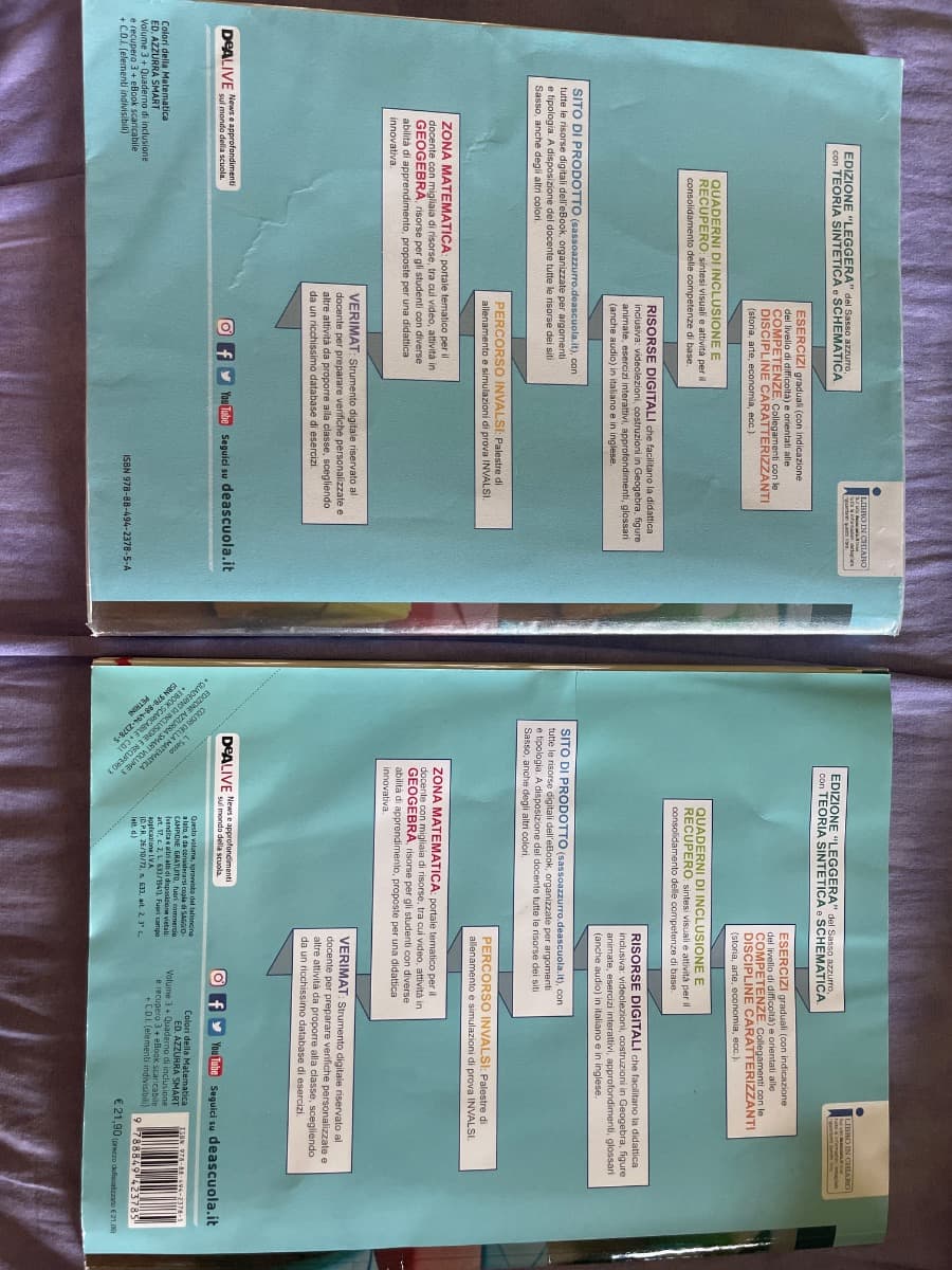 COLORI DELLA MATEMATICA ED.AZZURRA SMART-VOL.3+QUAD.INCLUSIONE E REC 3+EBOOK - foto 2